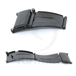 Cierre Reloj Acero Negro 261436 P. Armis C. Pulsador Fijación 9mm x 10mm Cierre
