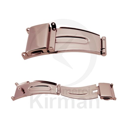 Cierre Reloj Acero Rose 261448 P. Armis C. Pulsador Fijación 19mm x 20mm Cierre