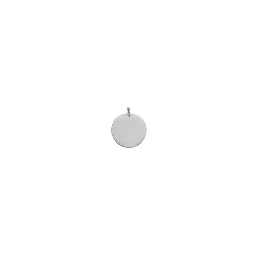 Steel Pendant 14mm CSL0004RHXX14 Circular Plate