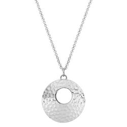 Colgante Acero Argyor MRM Mujer (AC)432728 Círculo Relieve