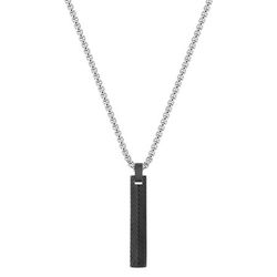 Colgante Acero Bicolor Negro Argyor MRM (AC)432778 Placa Negra