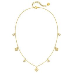 Colgante Acero Dorado Argyor MRM Mujer (AC)432736 Cristales