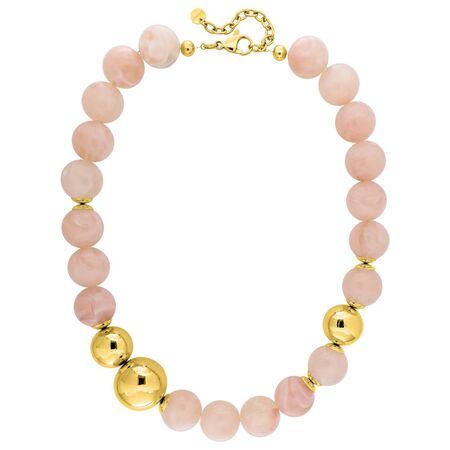 Colgante Acero Dorado Argyor MRM Mujer (AC)432747 Bolas Acrílico Rosa