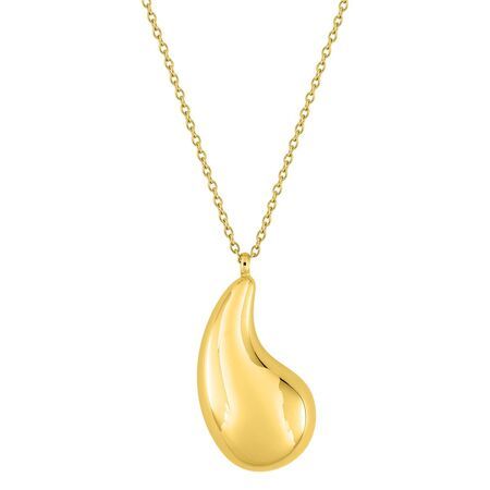 Colgante Acero Dorado Argyor MRM Mujer (AC)432750 Gota En Brillo