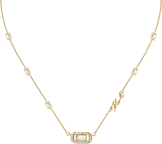 Colgante Acero Dorado Karl Lagerfeld Mujer KLAYC09 Circonitas