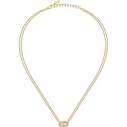 Colgante Acero Dorado Karl Lagerfeld Mujer KLAYC12 Logo Karl Circonitas