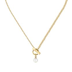 Colgante Acero Dorado Karl Lagerfeld Mujer KLAYR12 Perla