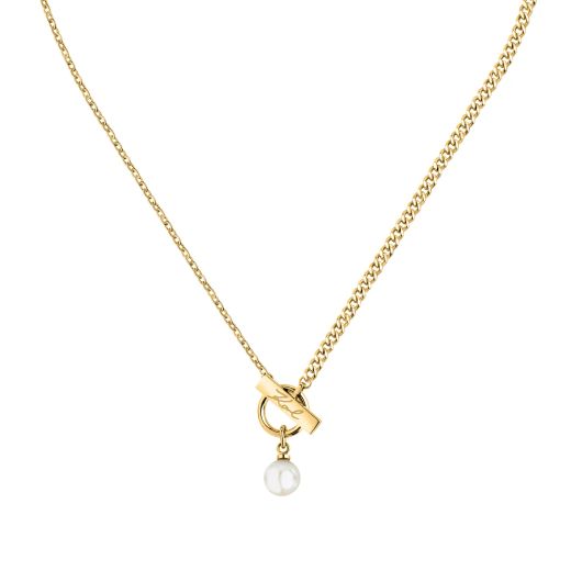 Colgante Acero Dorado Karl Lagerfeld Mujer KLAYR12 Perla