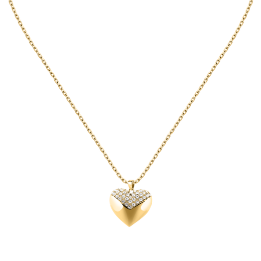 Colgante Acero Dorado Karl Lagerfeld Mujer KLBJW01 Corazón Circonitas