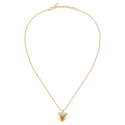 Colgante Acero Dorado Karl Lagerfeld Mujer KLBJW01 Corazón Circonitas