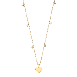 Colgante Acero Dorado Lotus Style Mujer LS2558-1/2 Corazón Circonitas