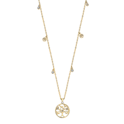 Colgante Acero Dorado Lotus Style Mujer LS2600-1/2 Árbol De La Vida Circonitas