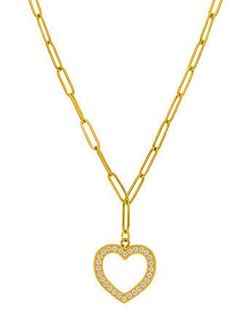 Colgante Acero Dorado Marea C02107/BB Corazones Circonitas