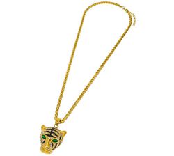 Colgante Acero Dorado Marea Hombre C00107/143 Pantera Circonitas