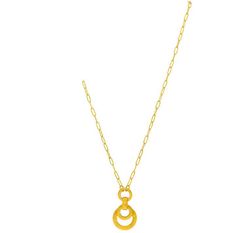 Colgante Acero Dorado Marea Mujer C03107/AL Aros En Brillo