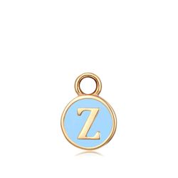 Colgante Acero Dorado Mujer CHA0001DOETZ Letra Z Enamel Turquesa