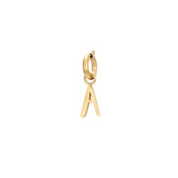Colgante Acero Dorado Mujer CHA0002DOA Letra A