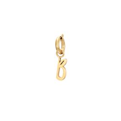 Colgante Acero Dorado Mujer CHA0002DOB Letra B