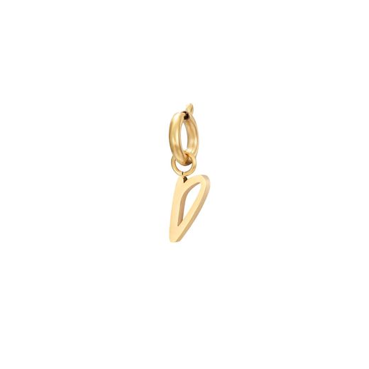 Colgante Acero Dorado Mujer CHA0002DOD Letra D