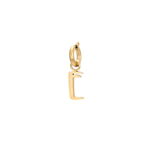 Colgante Acero Dorado Mujer CHA0002DOE Letra E