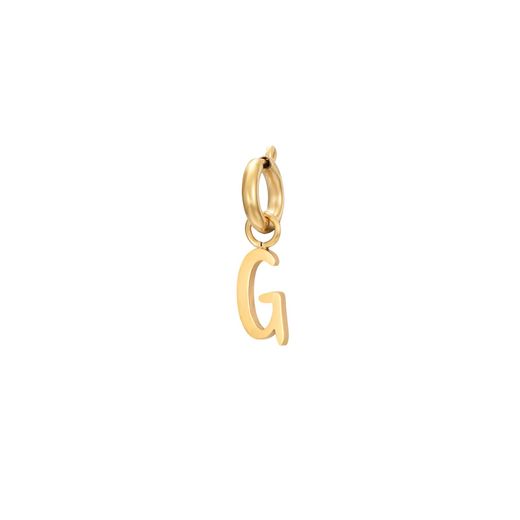 Colgante Acero Dorado Mujer CHA0002DOG Letra G
