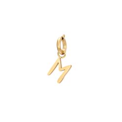 Colgante Acero Dorado Mujer CHA0002DOM Letra M