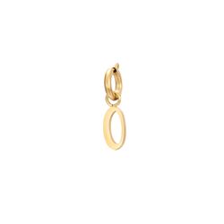 Colgante Acero Dorado Mujer CHA0002DOO Letra O