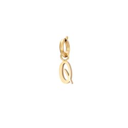 Colgante Acero Dorado Mujer CHA0002DOQ Letra Q