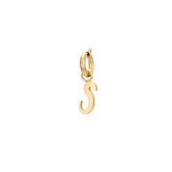 Colgante Acero Dorado Mujer CHA0002DOS Letra S