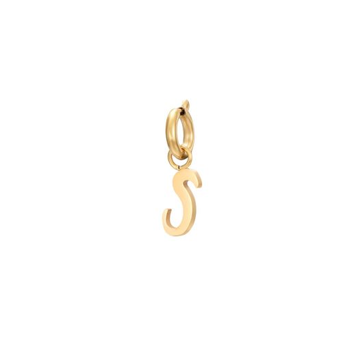 Colgante Acero Dorado Mujer CHA0002DOS Letra S