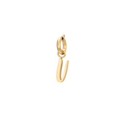 Colgante Acero Dorado Mujer CHA0002DOU Letra U