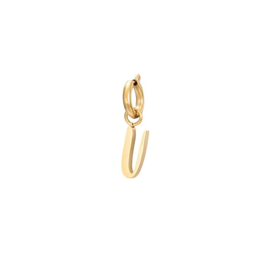 Colgante Acero Dorado Mujer CHA0002DOU Letra U