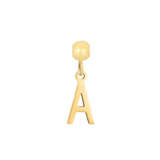 Colgante Acero Dorado Mujer CHA0005DOA Letra A