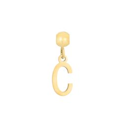 Colgante Acero Dorado Mujer CHA0005DOC Letra C