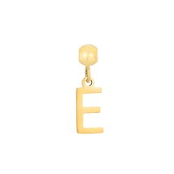 Colgante Acero Dorado Mujer CHA0005DOE Letra E