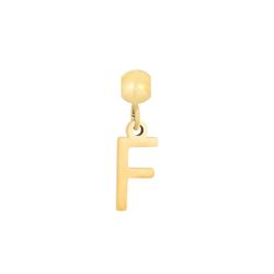 Colgante Acero Dorado Mujer CHA0005DOF Letra F