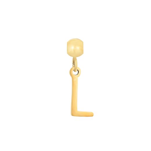Colgante Acero Dorado Mujer CHA0005DOL Letra L
