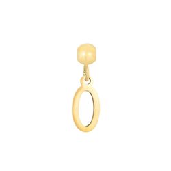 Colgante Acero Dorado Mujer CHA0005DOO Letra O
