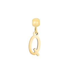 Colgante Acero Dorado Mujer CHA0005DOQ Letra Q