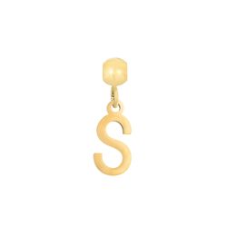 Colgante Acero Dorado Mujer CHA0005DOS Letra S