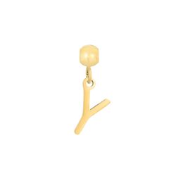 Colgante Acero Dorado Mujer CHA0005DOY Letra Y