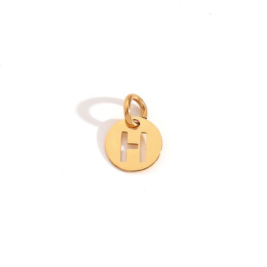 Colgante Acero Dorado Mujer CHA0019DOH Letra H 8mm