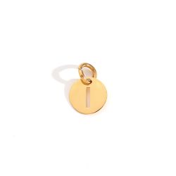 Colgante Acero Dorado Mujer CHA0019DOI Letra I 8mm