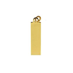 Colgante Acero Dorado Mujer CHA0021DOI Letra I 20mm