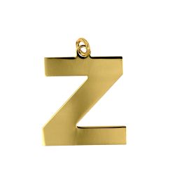 Colgante Acero Dorado Mujer CHA0021DOZ Letra Z 20mm