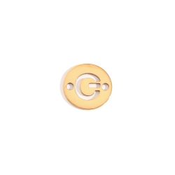 Colgante Acero Dorado Mujer MOA0001DOG Letra G 8mm