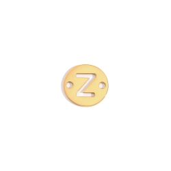 Colgante Entrepieza Acero Dorado Mujer MOA0001DOZ Letra Z 8mm