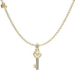 Colgante Acero Dorado Mujer Philipp Plein PJHGA13NU Candado Cristales
