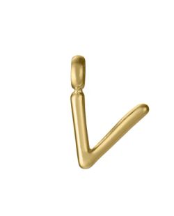 Colgante Acero Dorado Viceroy 15200M01012V Letra V