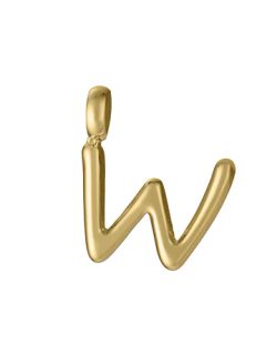 Colgante Acero Dorado Viceroy 1,5cm 15200M01012W Letra W